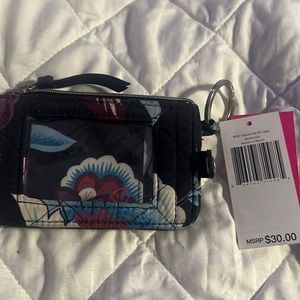 Vera Bradley Mayfair in Bloom RFID Deluxe Zip ID Case
